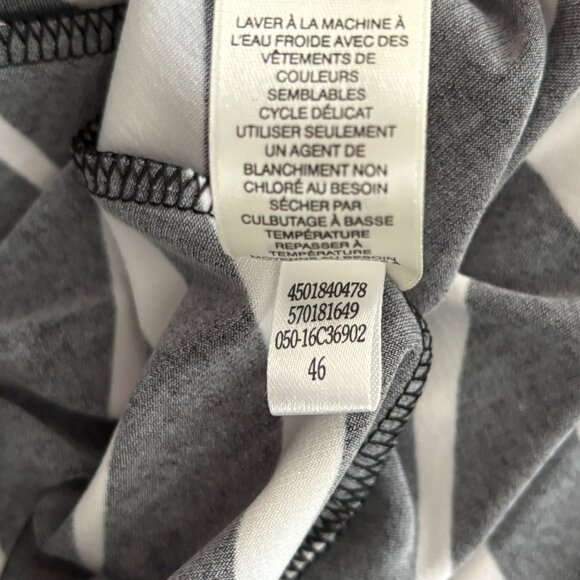 Chicos Size 0 Dress Zebra Print Cold Shoulder Womens Small Black White Brunch - Picture 8 of 9